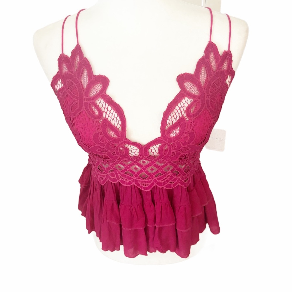 NWT Free People Pink Medium tank top